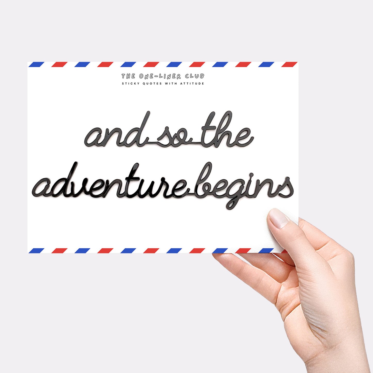 And so the adventure begins