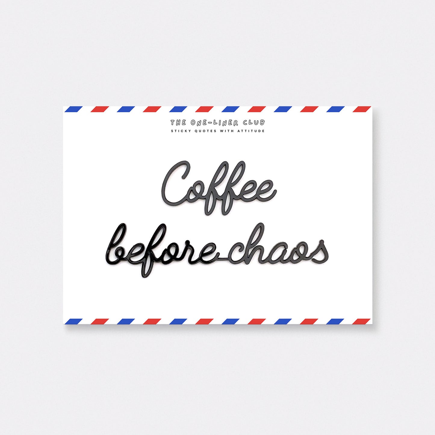 Coffee before chaos