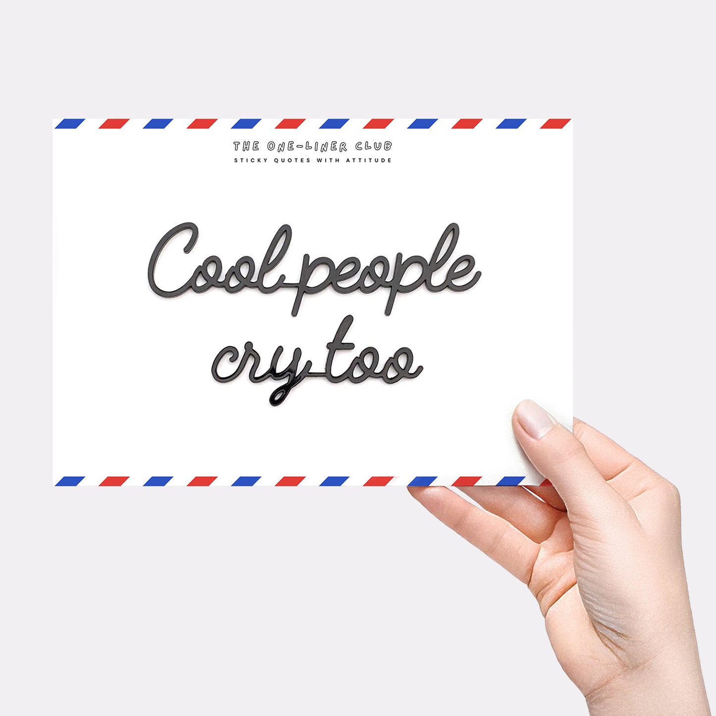 Cool people cry too