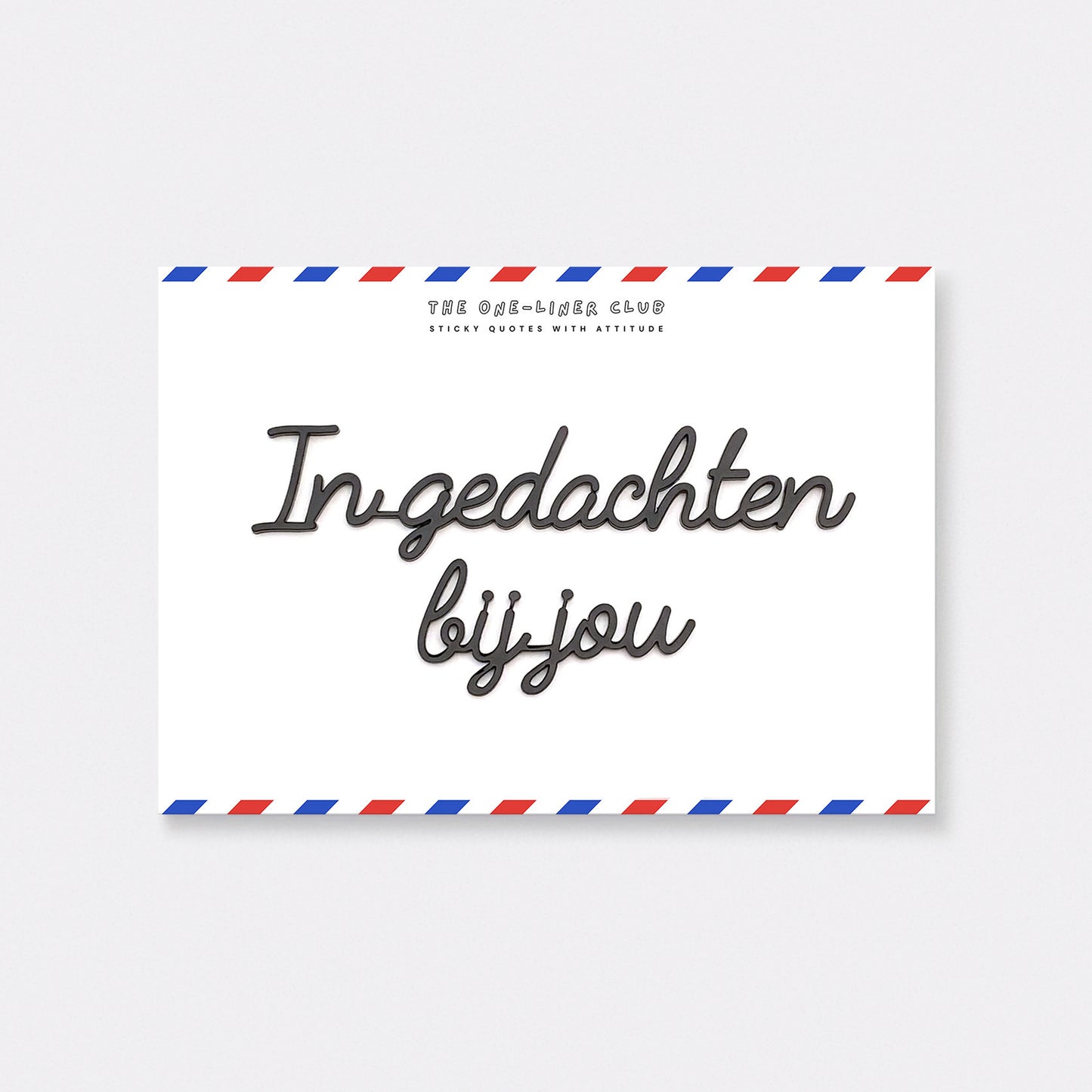 In gedachten bij jou
