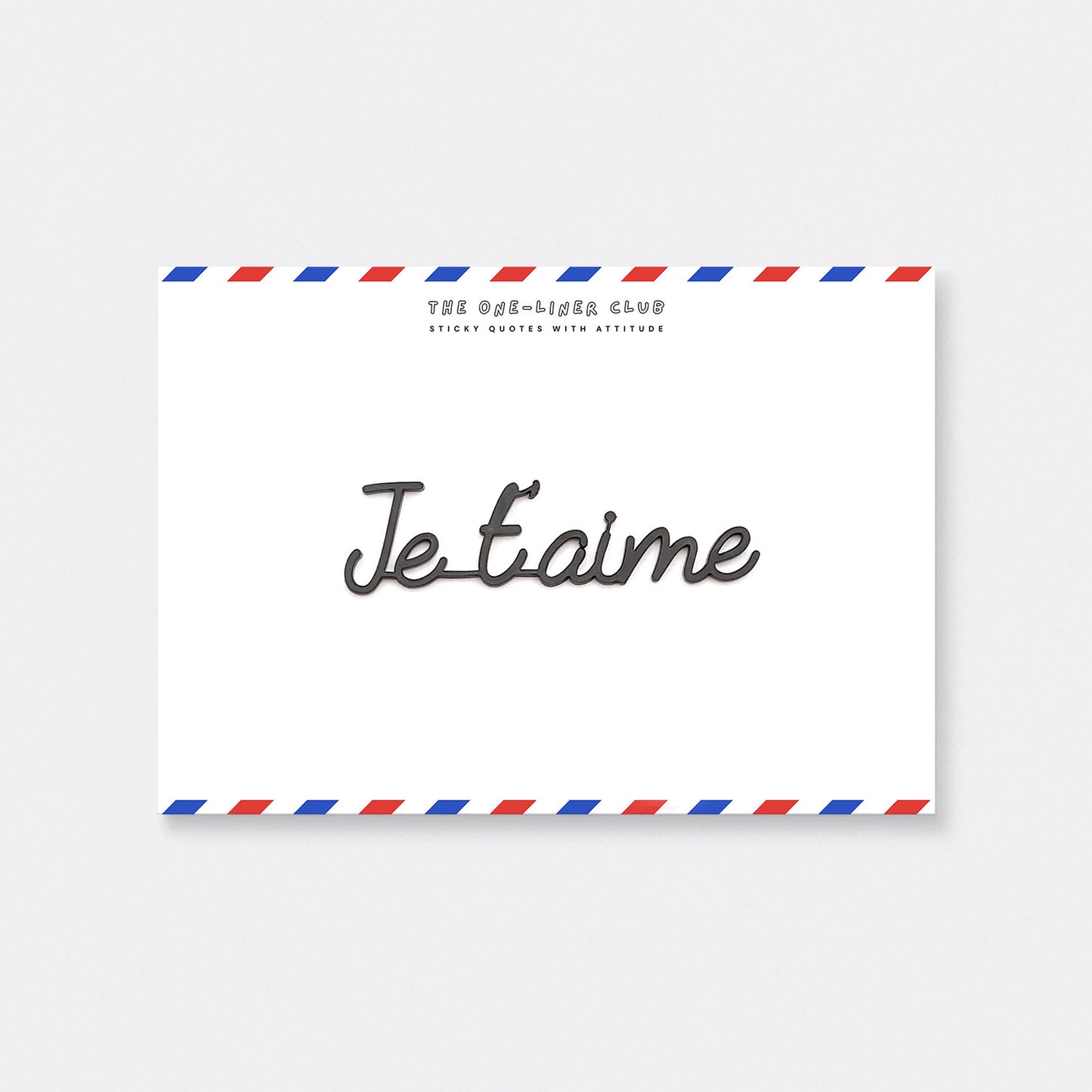 Je t'aime