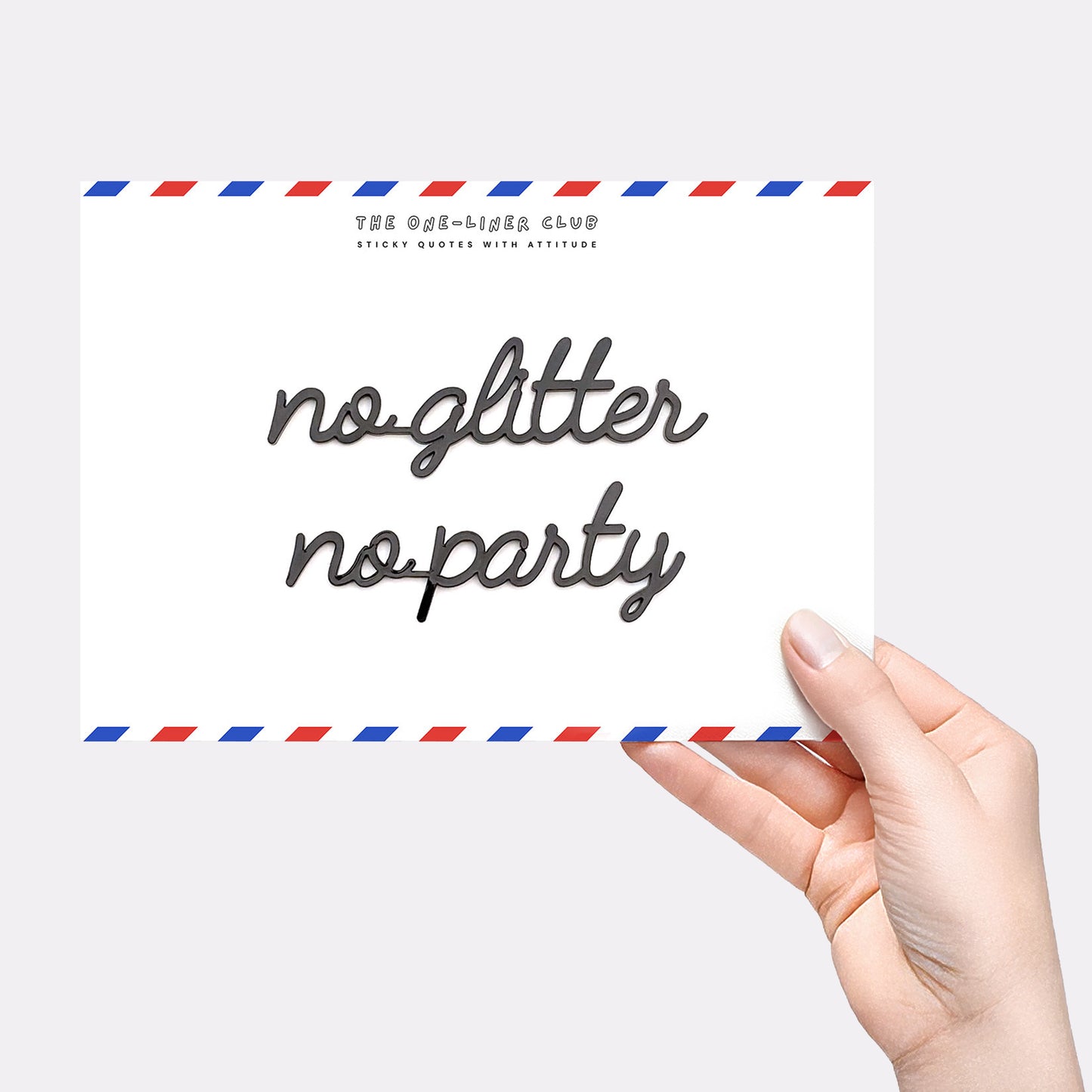 No glitter no party
