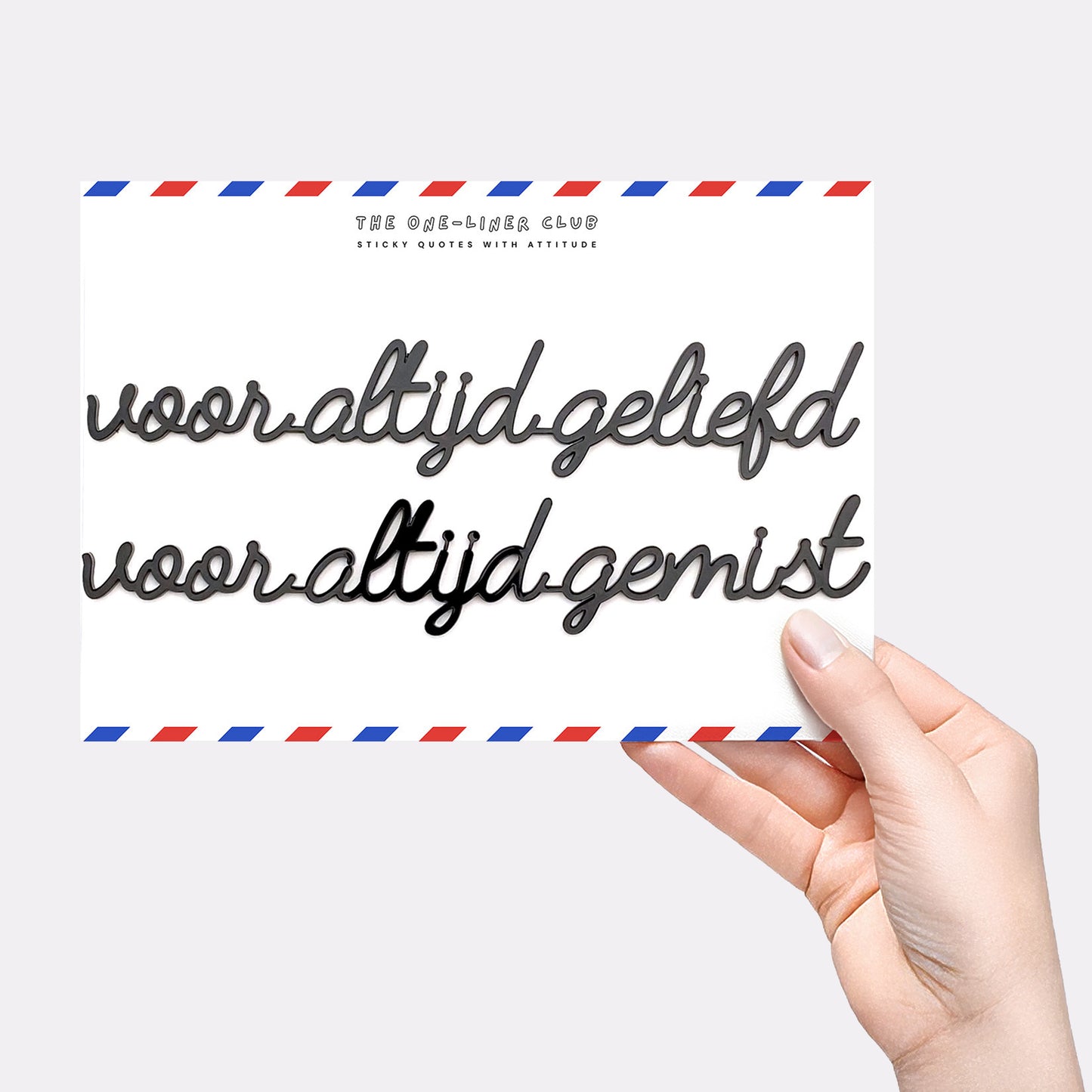 Voor altijd geliefd voor altijd gemist