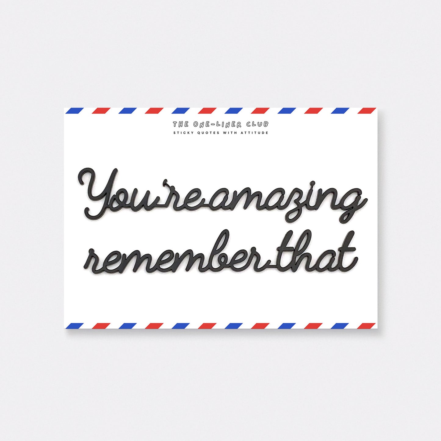 You're amazing remember that