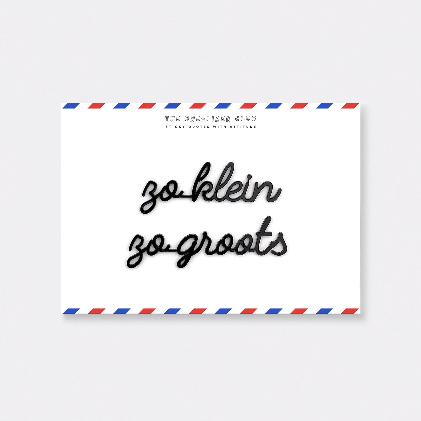 zo klein zo groots