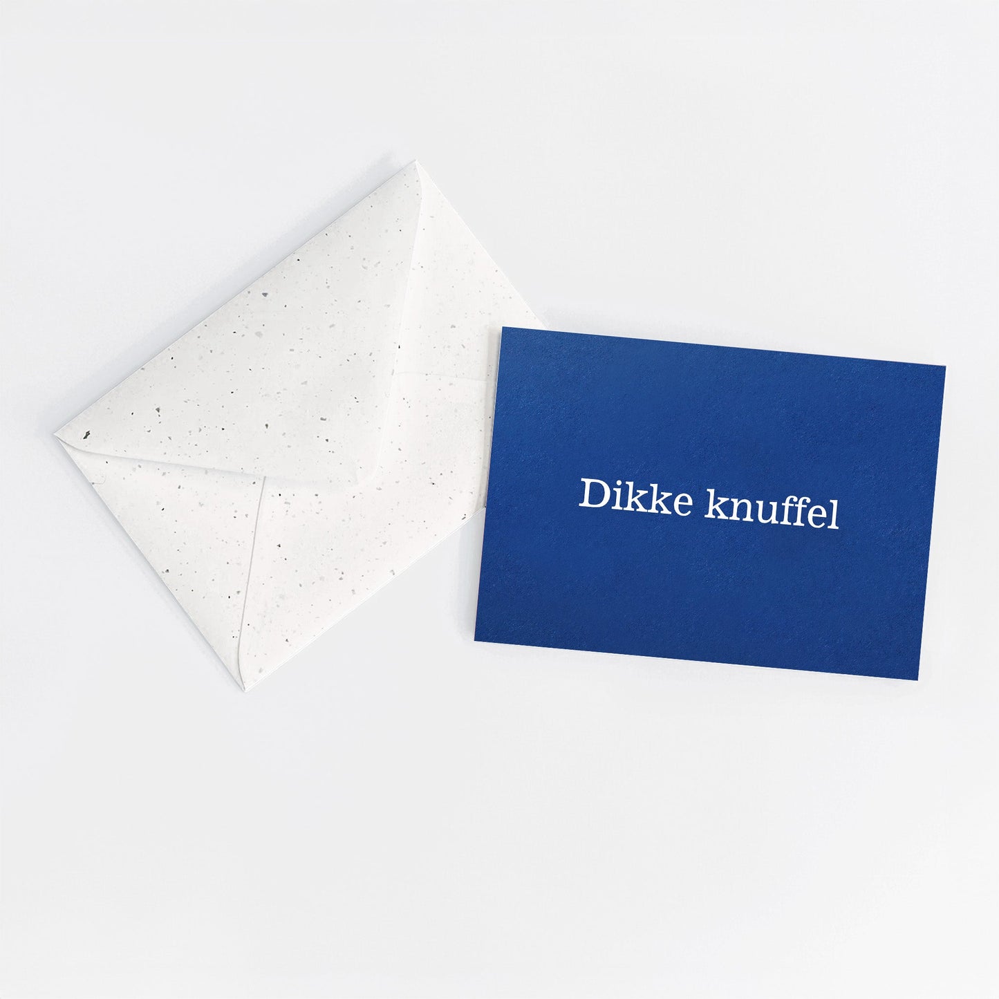 Dikke knuffel - Blue card