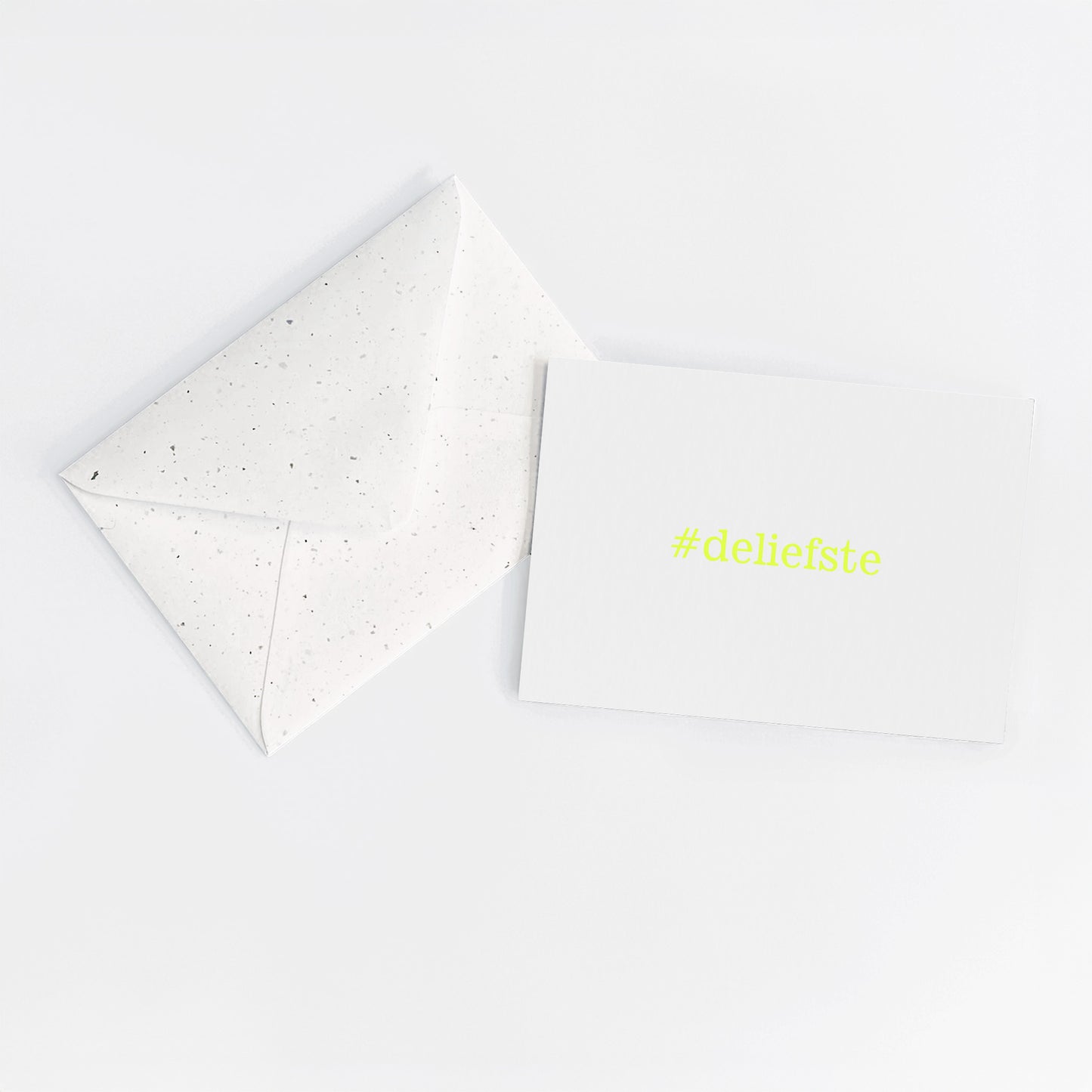 #deliefste - Fluo yellow card