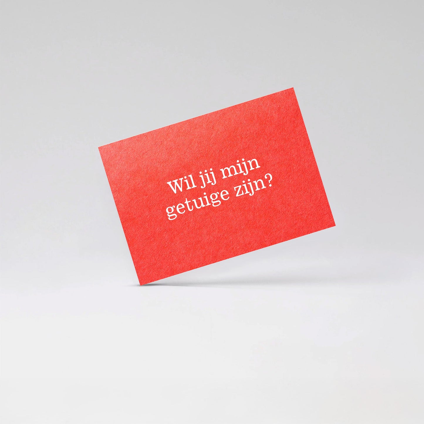 Wil jij mijn getuige zijn - Red card