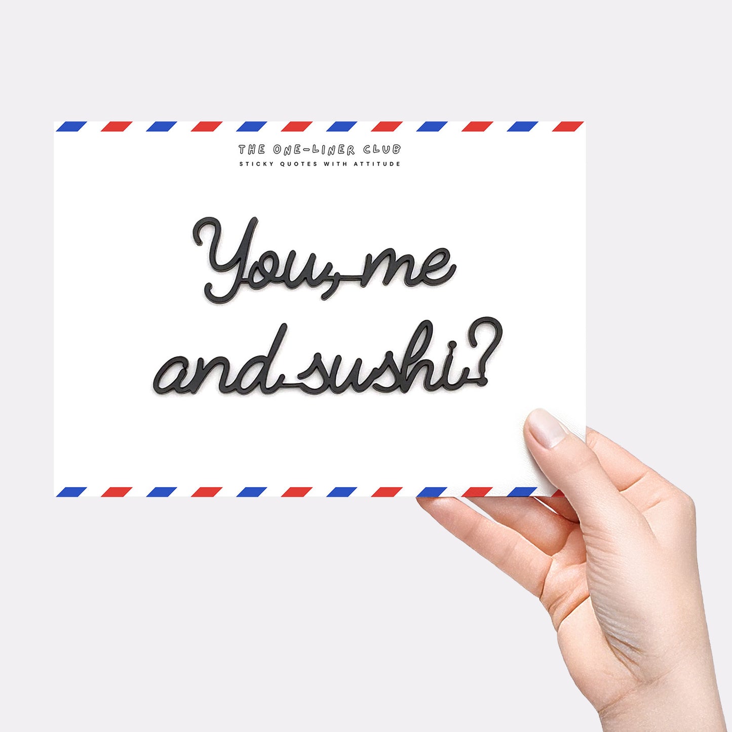 You, me and sushi