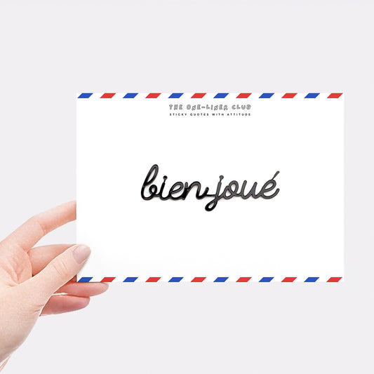 Bien joué