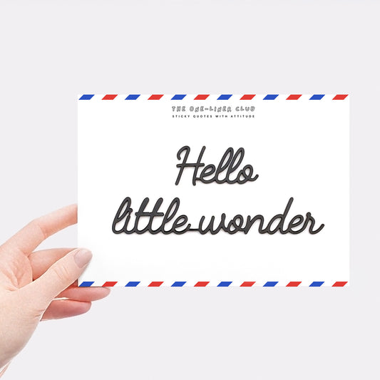 Hello little wonder