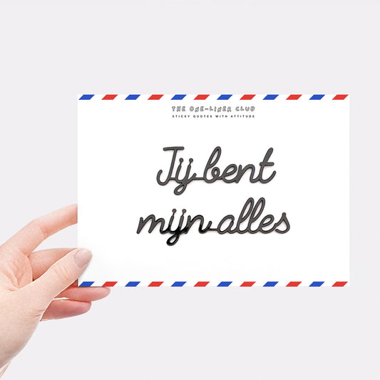 Jij bent mijn alles