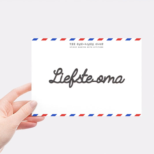 Liefste oma