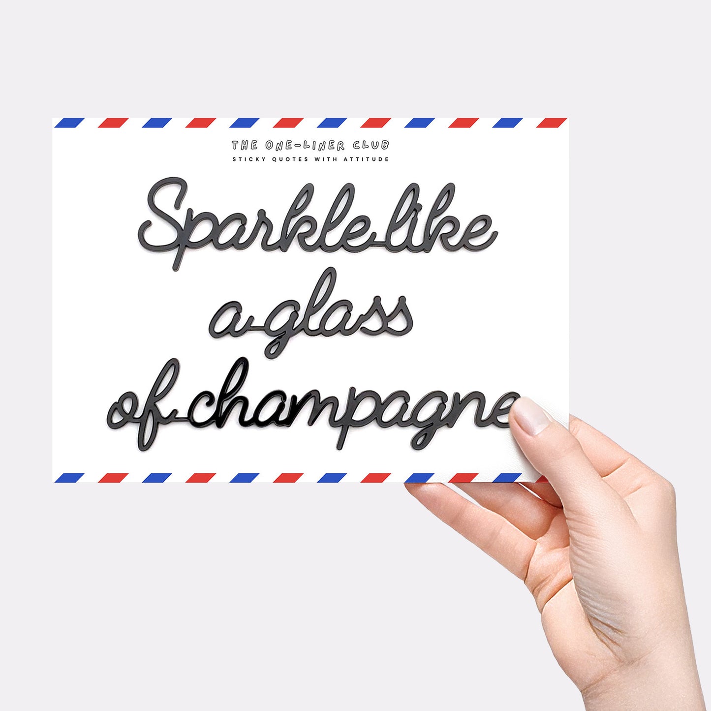 Sparkle like a glass of champagne