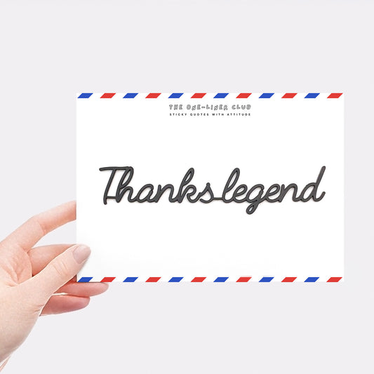 Thanks legend