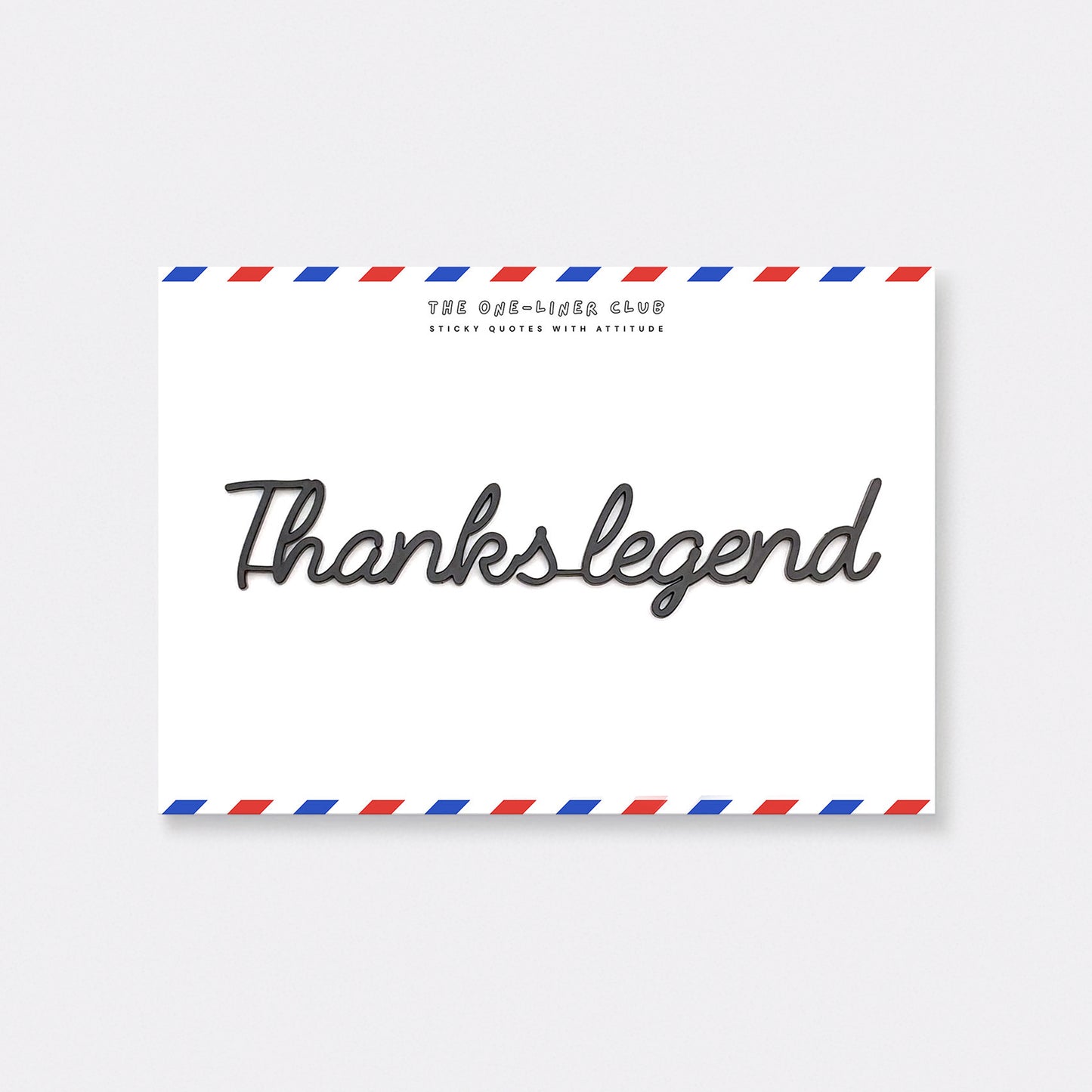 Thanks legend