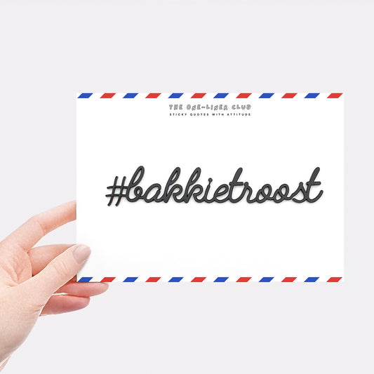 #bakkietroost