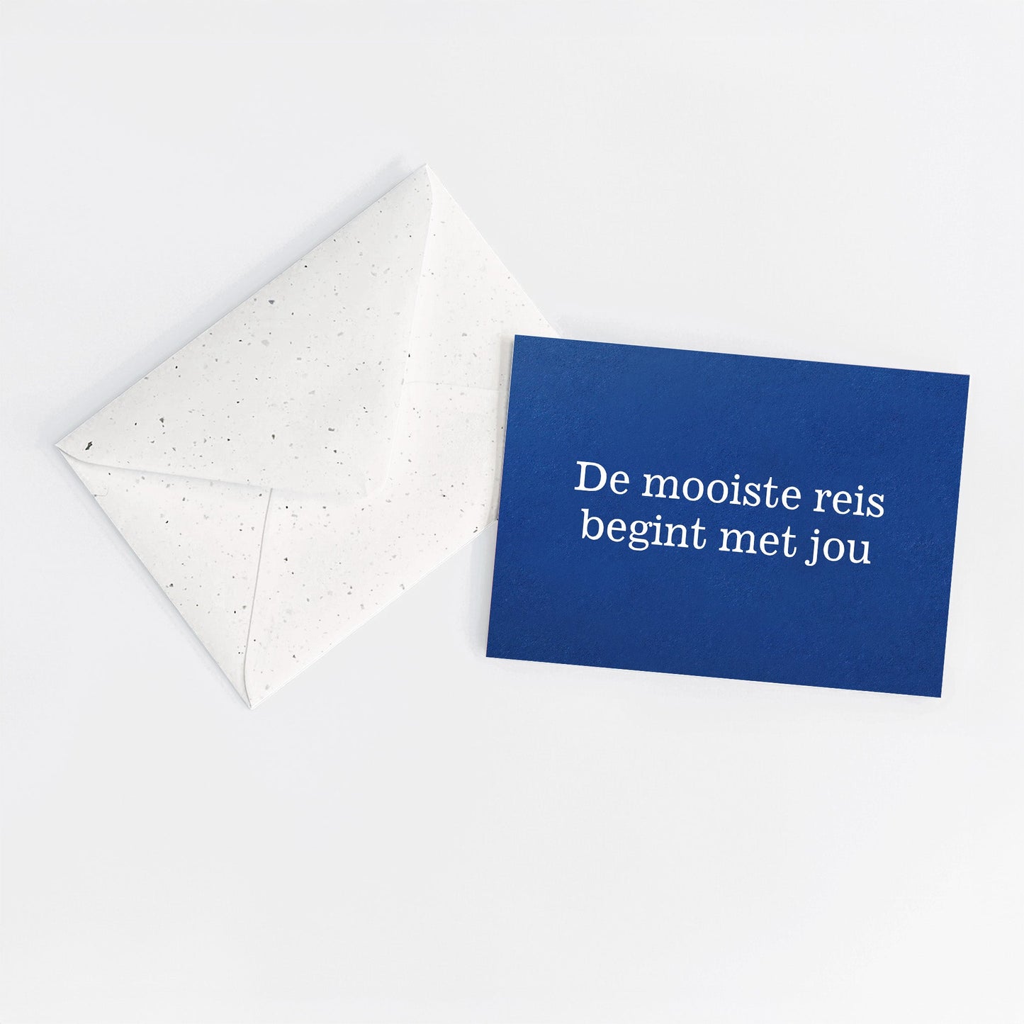 De mooiste reis begint met jou - Blue card