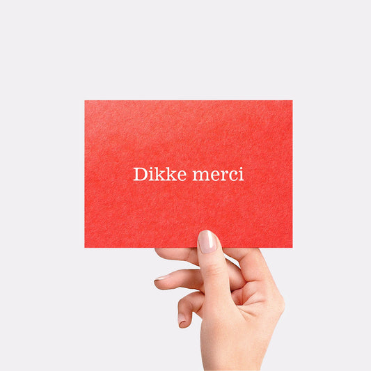 Dikke merci - Red card