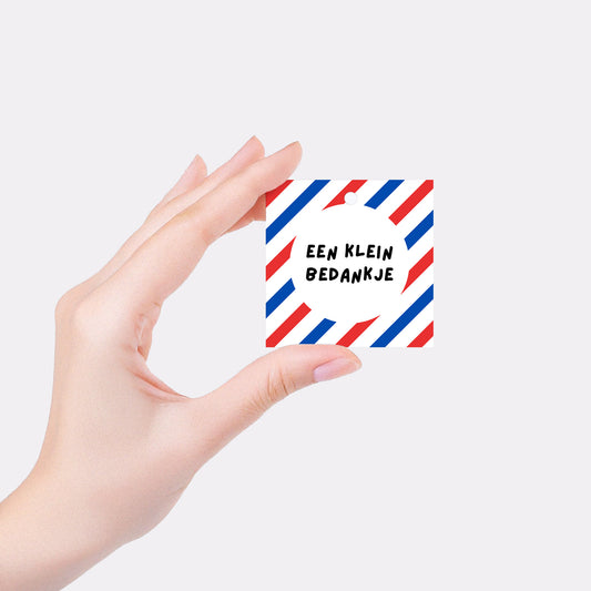 Een klein bedankje - Gift tag